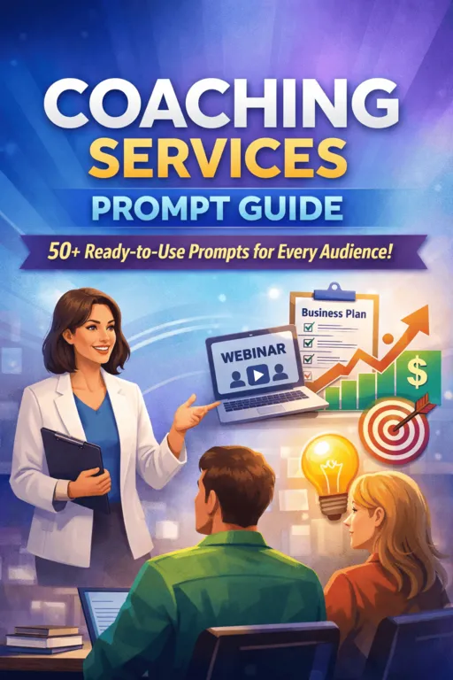 prompt guide coaching services content creation