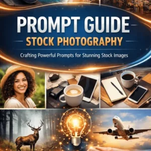 prompt guide stock photography